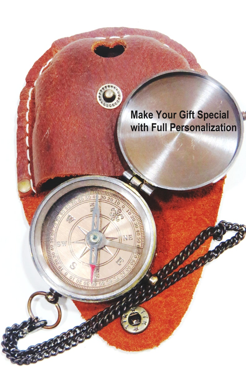 Trust in The Lord with All Your Heart Engraved Compass | Etsy