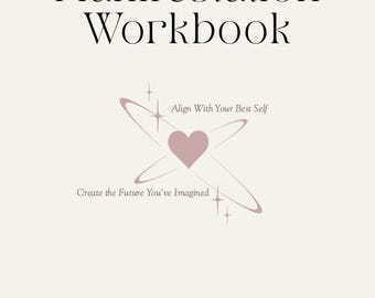Manifestation Workbook Printable - Guided Journal PDF for Gratitude, Scripting - Digital Download