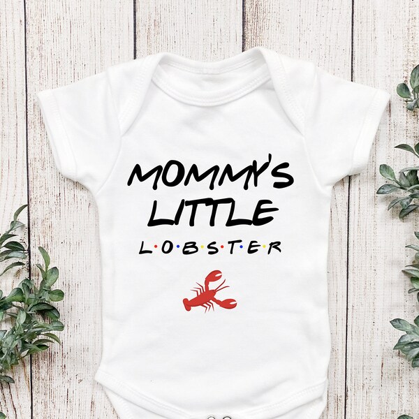 Mommy's Little Lobster Onesie® Little Lobster Onesie® My Lobster, Friends Memorabilia, Cute Baby Onesie® Friends Onesie® Baby Shower Gift