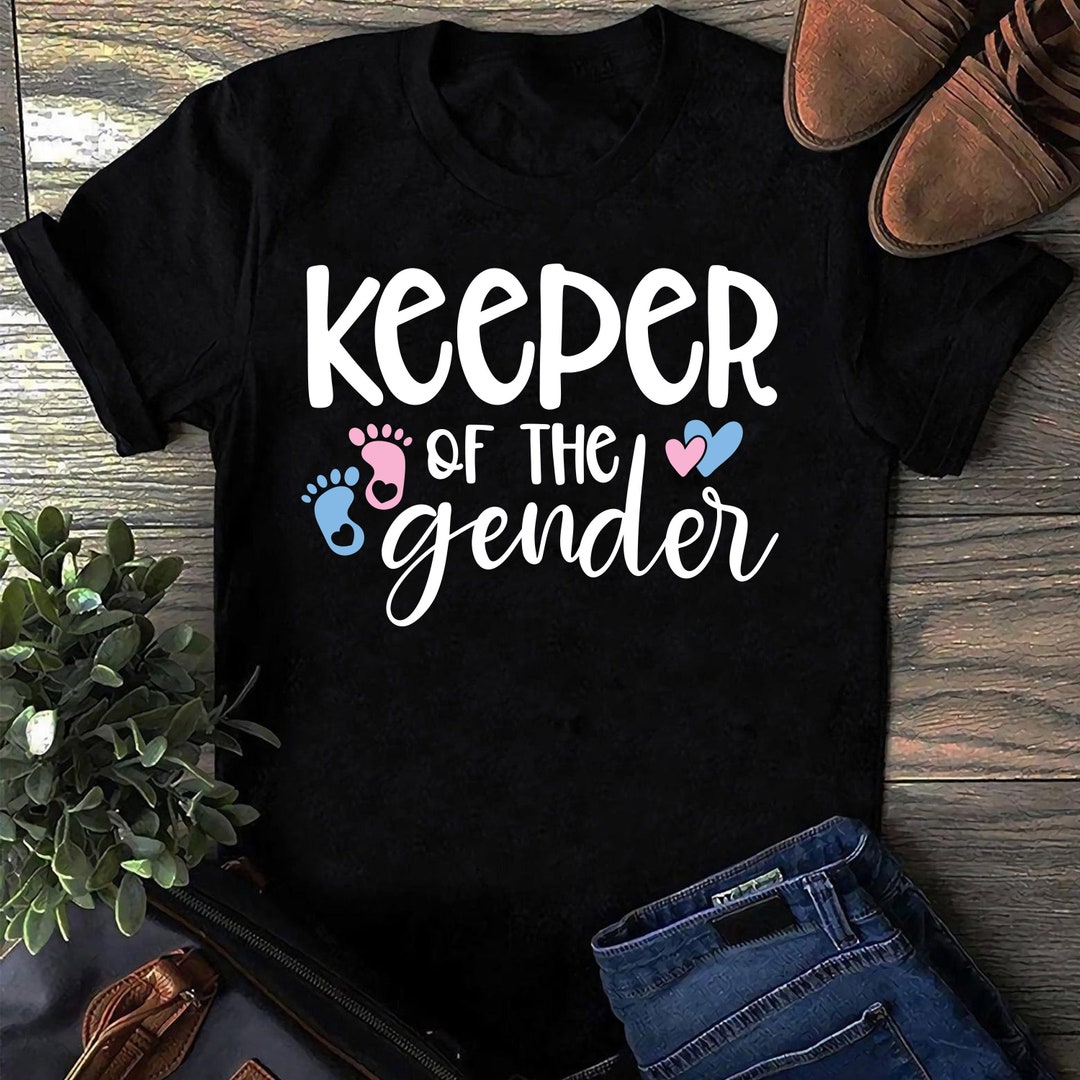 Keeper of the Gender Shirt Gender Reveal Shirt Pregnancy - Etsy
