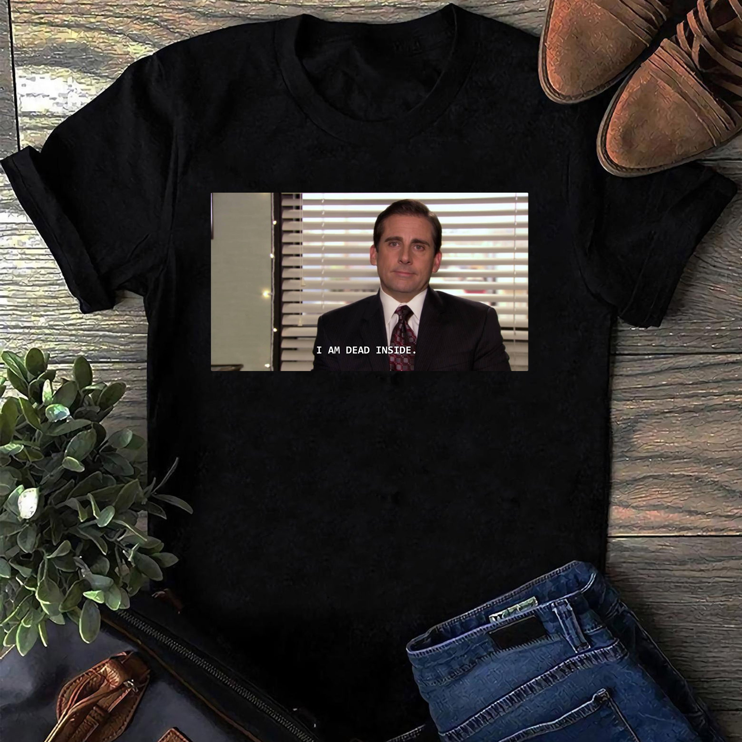 Michael Scott Shirt, I Am Dead Inside Shirt, the Office Shirt, Michael  Scott, the Office Lover Shirt, Funny Saying Shirt, Unisex T-shirt 