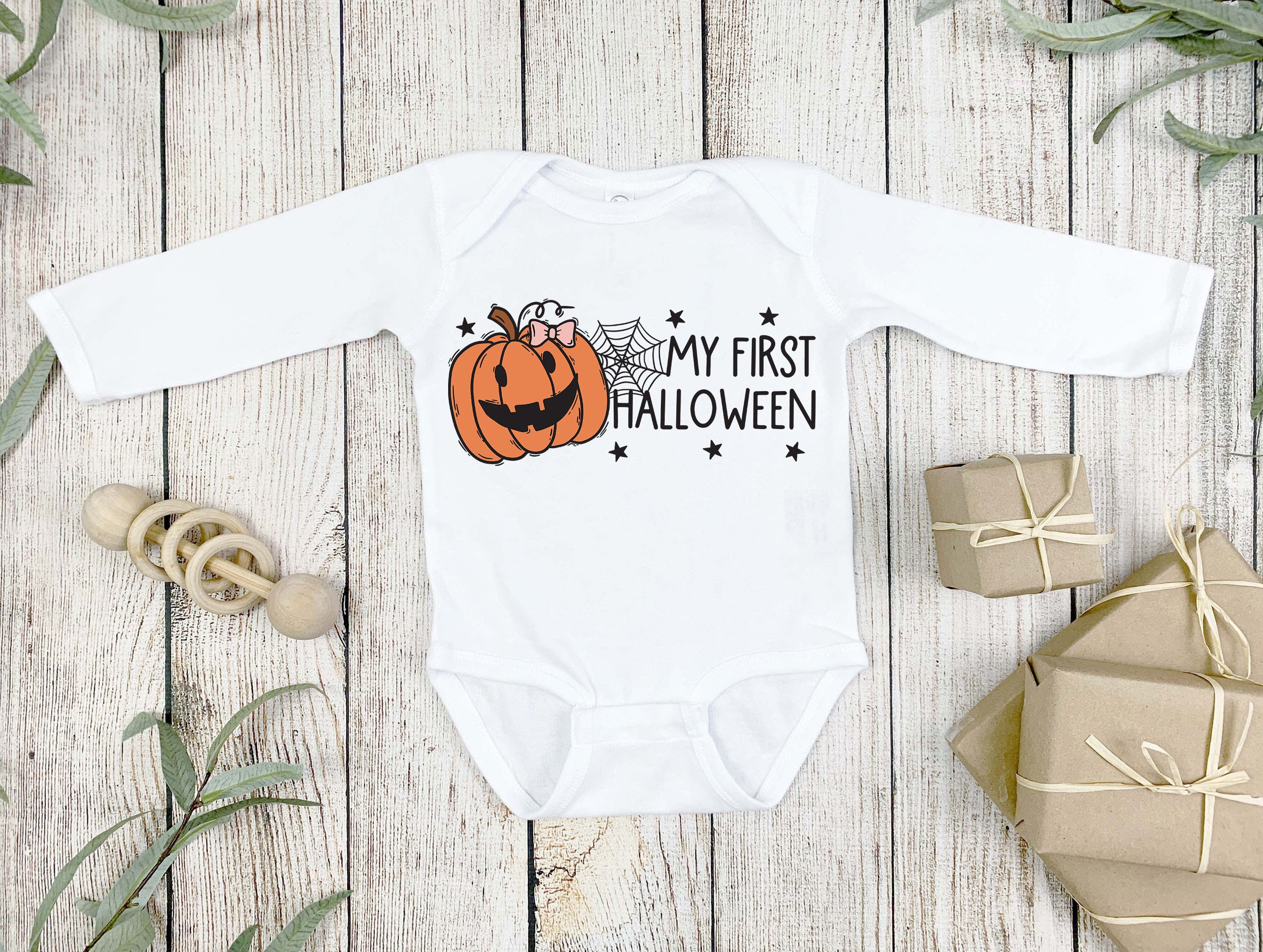 My First Halloween Onesie, Baby's First Halloween Onesie, Halloween