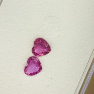 Natural Pink Sapphire Heart 6 MM For Ring Jewellery Pendant Jewellery For Her Pink Gemstone Pink Heart Shape For Love Gift For Love