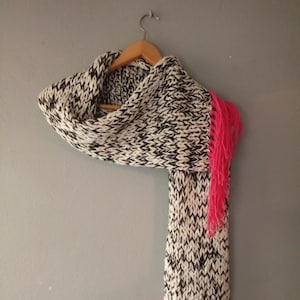 KNITTING PATTERN Scarf Easy/Chunky large scarf pattern/Easy Beginner Scarf Pattern/Instand PDF Download Pattern