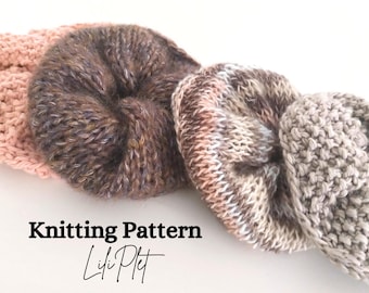 Easy Scrunchie KNITTING PATTERN/Instant PDF Download/Worsted/Dk Yarn/ Scrap Yarn Beginner Knitting Pattern/Gift Idea