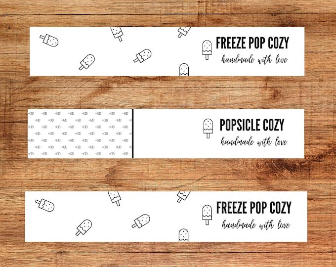 Printable Crochet Freeze Pop Insert Tag. PDF Downloadable Tags for ...