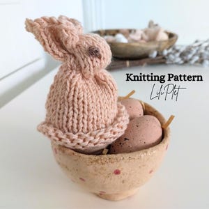 Easy Bunny Egg Cozies BREIPATROON/Eierwarmer/Creme Egg Cover/Instant PDF Download/Eenvoudig breipatroon voor beginners/Pasen breien