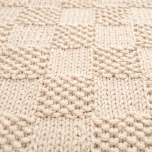 Easy Blanket Knitting Pattern - 3 Sizes - Worsted Yarn Baby Knit Blanket/ Large Throw Afghan Knitting Tutorial DIY/Instant Download