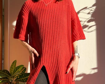 Crochet T-Shirt Dress/Oversized T-Shirt PDF Pattern (Cool Down T-Shirt Dress)