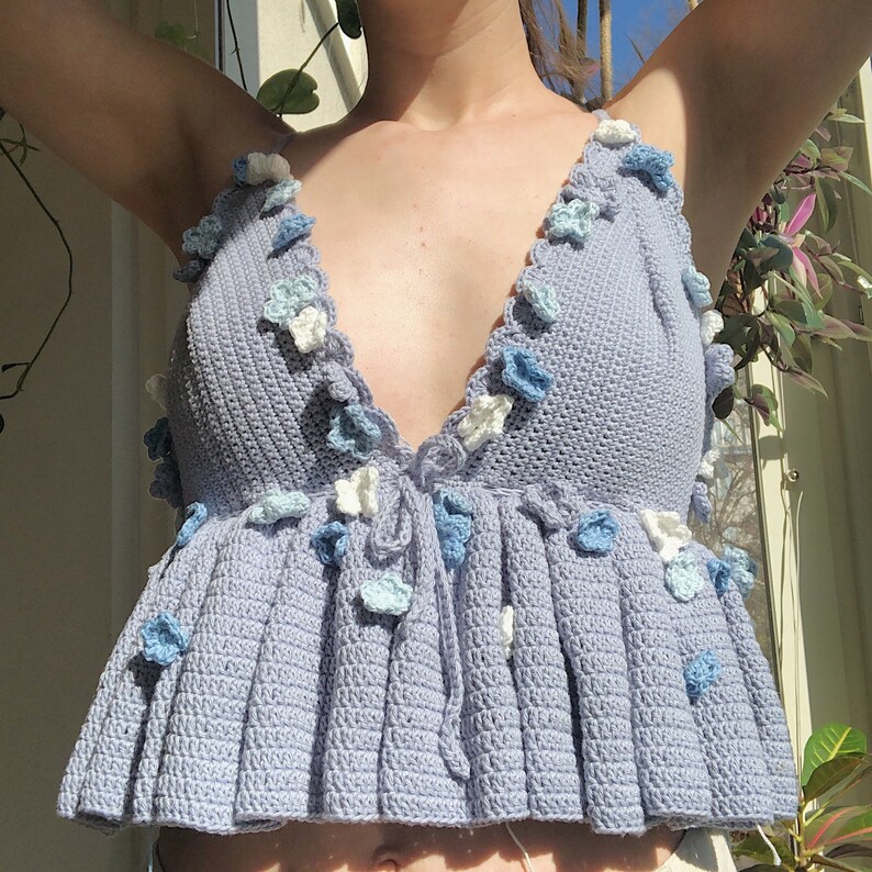 The Nina Top Crochet PATTERN Etsy