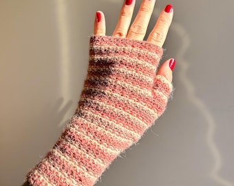 Crochet Fingerless Gloves/Hand Warmers PDF Pattern (Kåre Hand Warmers)