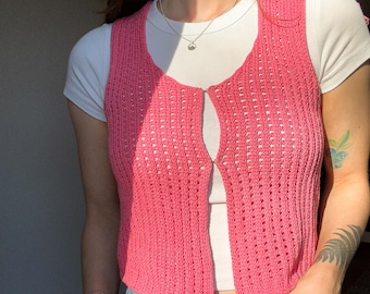Crochet Tank Top PDF Pattern (Cool Down Tank Top)