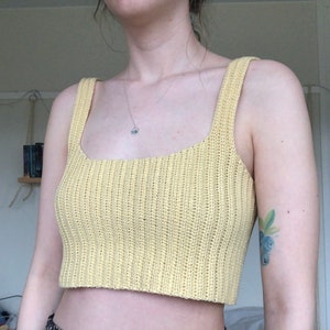 The Elide Crop Top Crochet PDF Pattern image 9