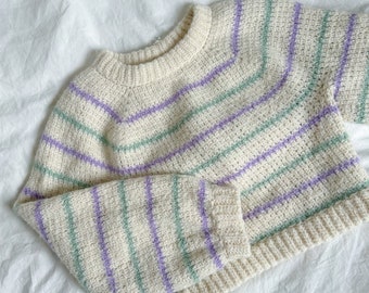 The Omega Sweater/Cardigan *Crochet PDF Pattern*