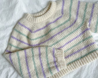 Crochet Sweater/Cardigan PDF Pattern (Omega Sweater/Cardigan)
