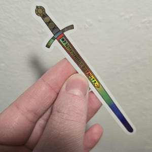 Merlin Excalibur Sword Stickers