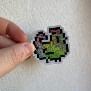 Pride Stardew Chicken Sticker *B grade*