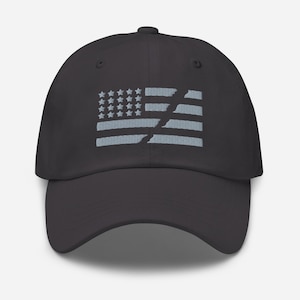 Anti Trump Protest Hat, Resist Fascism Distressed American Flag Embroidered Hat, Not My President Political Merch, Anti Maga Baseball Hat
