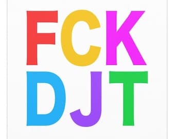 Magnete per auto anti-Trump, adesivo per frigorifero con messaggio nascosto