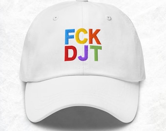 Anti-Trumpf-Hut, F * ck Trump versteckte Nachricht gestickter Hut, freiheitliches Geschenk