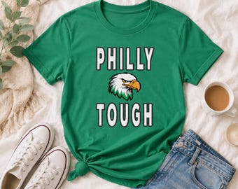 Philadelphia Eagles Shirt, Philly Tough Game Day Apparel, Eagles Spirit Gear