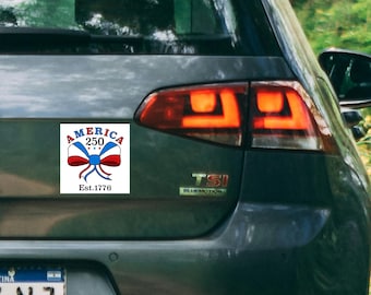 America 250 Automagnet, Vaterländischer Kühlschrankmagnet, Amerikanische Flagge USA 250-jähriges Jubiläumsdekor