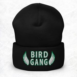 Gorro de punto bordado de los Philadelphia Eagles, gorro de invierno de los Eagles, regalo para fanáticos del fútbol americano de Filadelfia, ropa para el día del partido de los Eagles.
