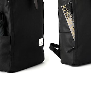 Rucksack Damen & Herrn / Fahrradtasche / Rolltop Rucksack / Rucksack canvas / Rucksack Laptop / einzigartige Geschenke / Vintage Rucksack Bild 9