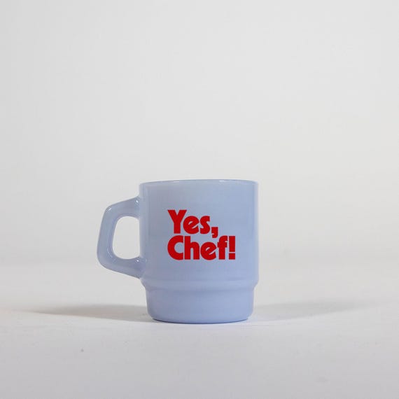 Yes Chef The Bear Mug Stackable Retro Mug