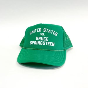 United States vs. Bruce Springsteen Trucker Hat kelly green/white