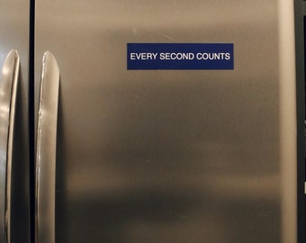 Every Second Counts The Bear Magnet