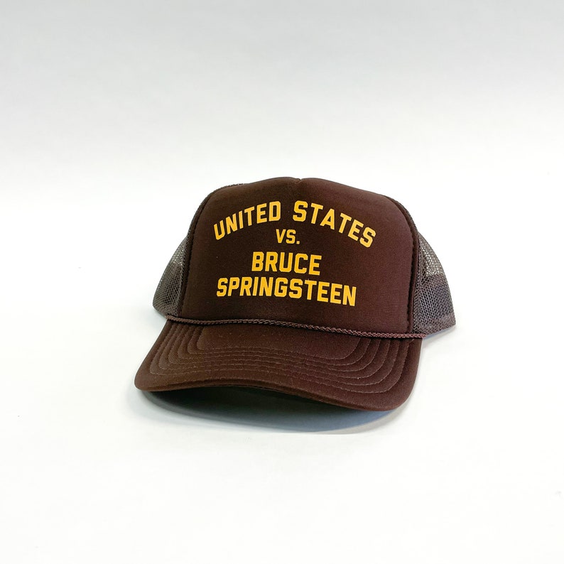 United States vs. Bruce Springsteen Trucker Hat brown/gold