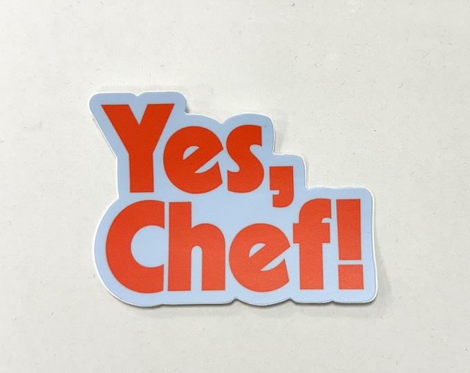 Yes Chef Sticker The Bear