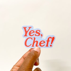 Yes Chef Sticker The Bear