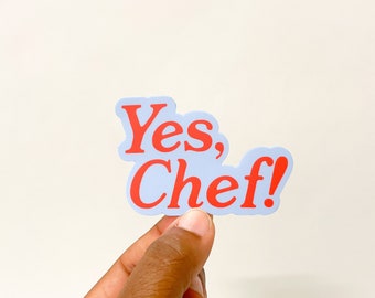 Yes Chef Sticker The Bear