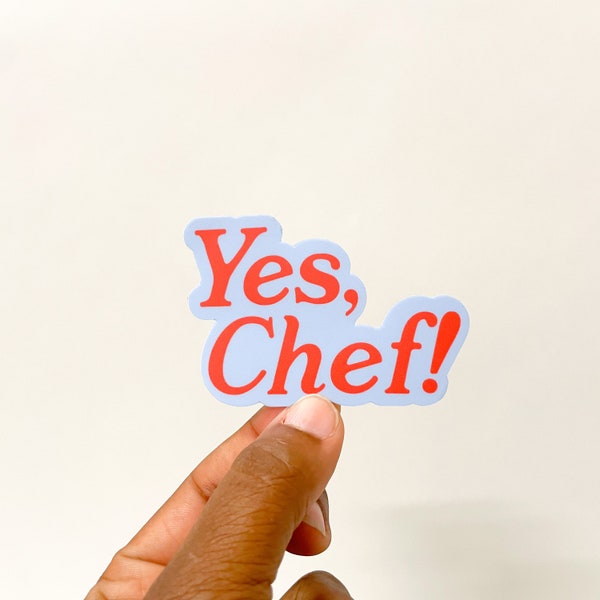 Yes Chef Sticker The Bear