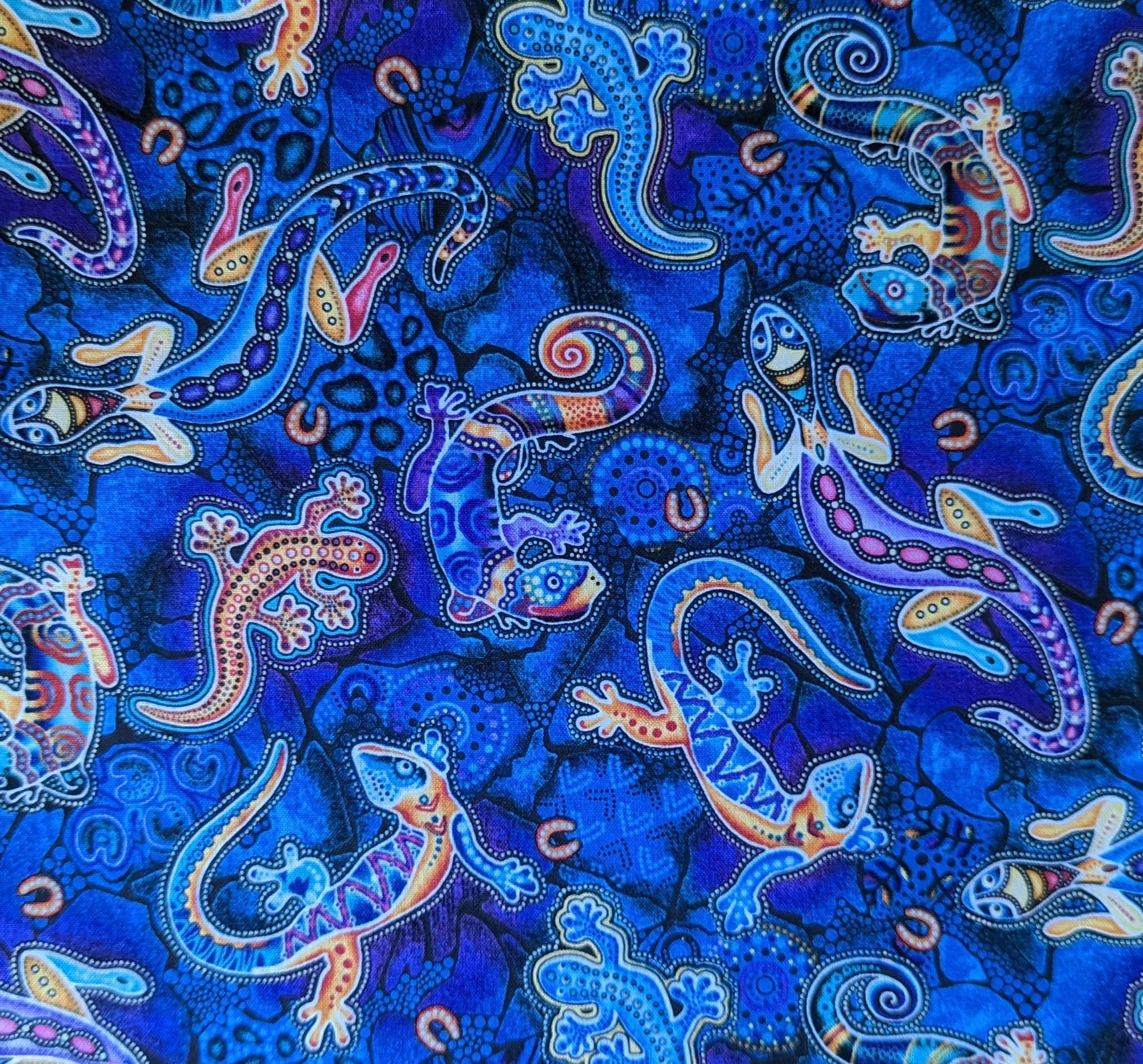 Aboriginal Dot Australian Lizards Scrub Cap for Women Men Etsy