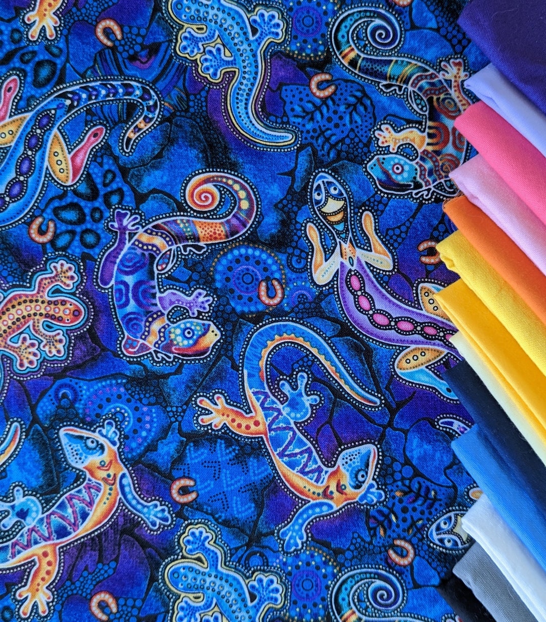 Aboriginal Dot Australian Lizards Scrub Cap for Women Men Etsy