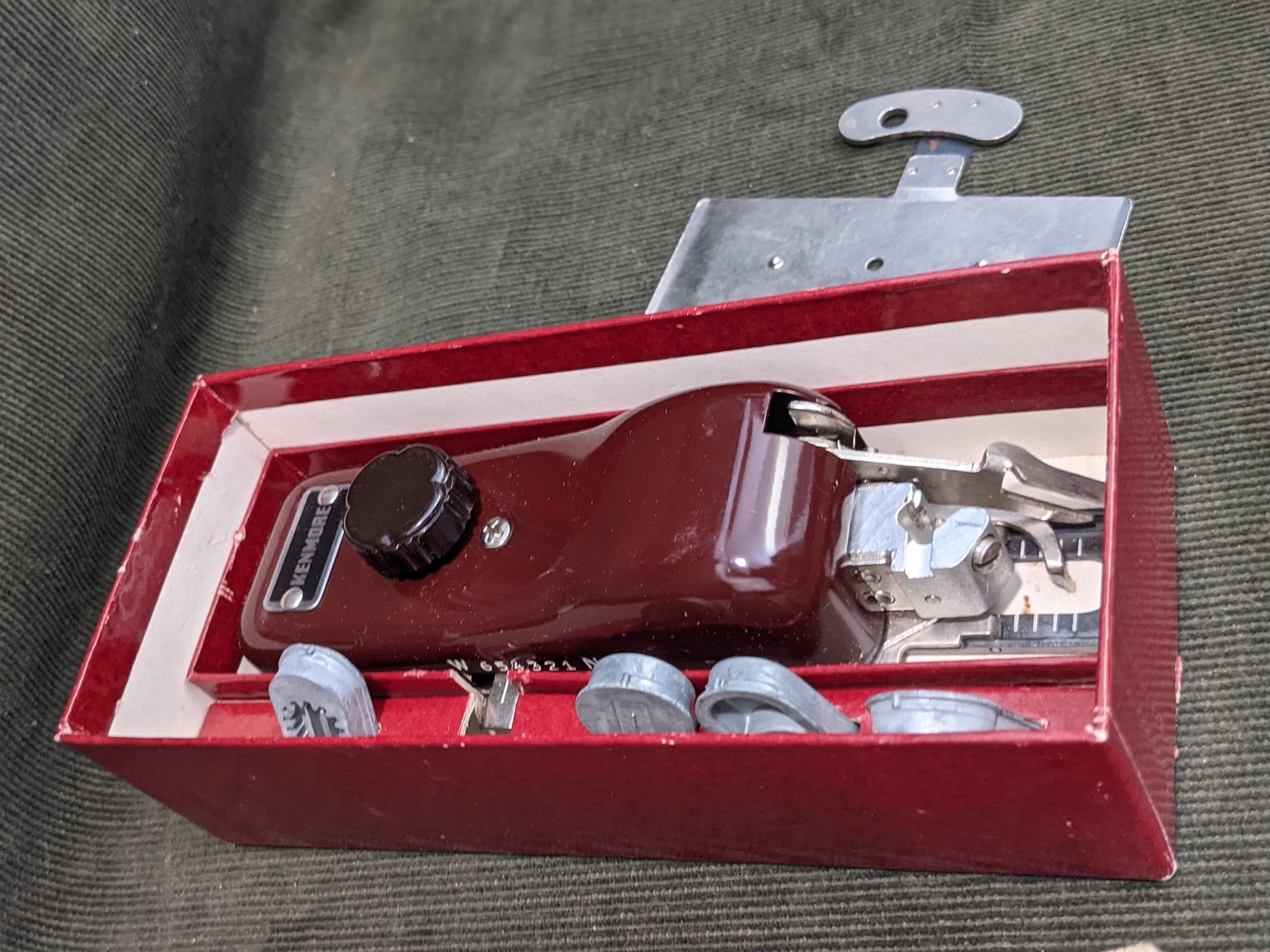 Vintage Sears Kenmore Buttonhole Worker Buttonholer Attachment Etsy