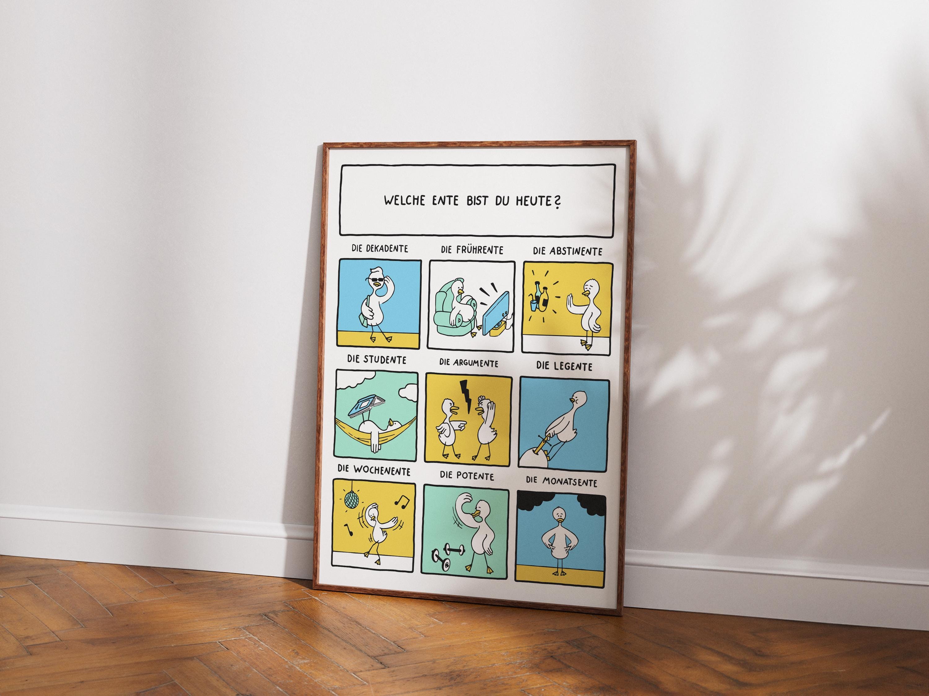 Büro Deko Hausordnung Kunstdruck Poster Print Artprint Druck Bilder Fine Art