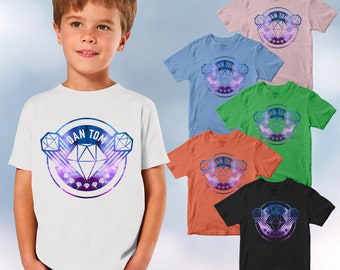 Dan Gem TDM Youth Tees Shirts 3D Print Kids T-Shirts Large
