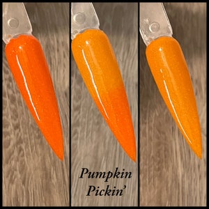 Pumpkin Pickin&#39; Dip Powder, nail dip, nail dip powder, nail dipping powder, Halloween nail dips, dip powder nails, gift for her, dip nails