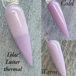 Lilac Luster Dip Powder, dip powder for nails, nail dip powders, nail dips, dip powders, acrylic, nails, gift for her, thermal dip powders