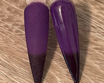 Polvo de inmersión Witching Hour, Polvo de inmersión, Dips de Halloween, Polvo de inmersión para uñas, Polvo de inmersión térmico, Uñas, Dip para uñas, Dip que cambia de color, Dip