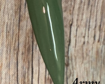 Army Bae Camo Green Nail Dip Powder