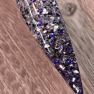 Amethyst Ice Dip Powder, thermal dip powder, nail dips, dip for nails, dip powder nails, gift for her, gift for nail enthusiast, nail art