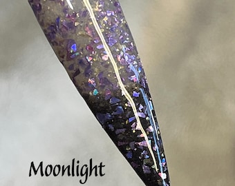 Polvo de inmersión Moonlight Amethyst, polvo de inmersión para uñas, polvo de inmersión para uñas, inmersiones para uñas, uñas de inmersión, polvos de inmersión, polvo de inmersión para uñas, polvo de inmersión térmico