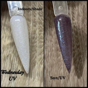 Wednesday Dip Powder, UV Dip powder, nail dip, nail dip powder, nail dipping powder, nail dips, dip for nails, dip powder nails, Halloween