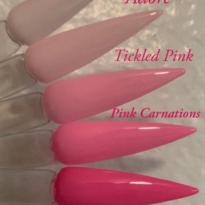 Pink Gradient Collection Dip Powder, dip powder for nail, nail dip powder, nail dip, dip nail, gift for her, dip nail powder, Mother&#39;s Day