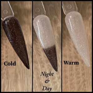 Night & Day Dip Powder, Halloween dip powder, color changing dip, nail dips, dip for nails, dip powder nails, gift for her, nail enthusiast